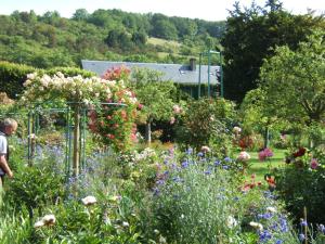 Le clos normand, jardin de Monet à Giverny, Normandie, France