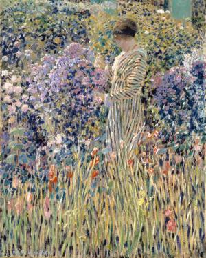 Lady in a Garden, Frieseke