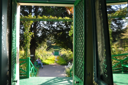 Entrée de la maison de Monet à Giverny