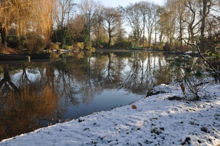 Giverny en hiver