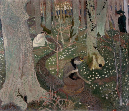 Maurice Denis,<em> Avril (les Anémones)</em> 1891, collection particulière
