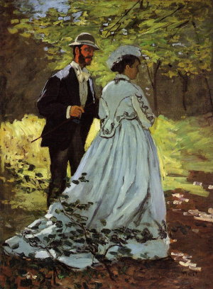 Les Promeneurs, Claude Monet, 1865, National Gallery of Art, Washington D.C. 93,5cm x 69,5cm