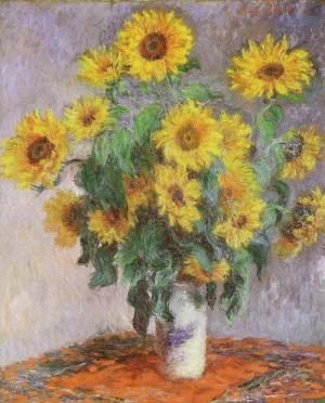 Bouquet de soleils Claude MONET 1881 Metropolitan Museum of Art, New York
