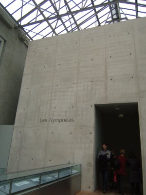 Entrée des Grandes Décorations de Monet au musée de l'Orangerie, Paris