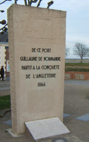 Guillaume le Conquérant partit de Saint-Valéry sur Somme pour envahir l'Angleterre
