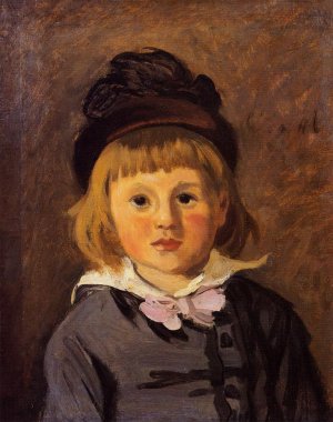 Portrait de Jean Monet en bonnet à pompon, par Claude Monet, 1869, Fondation Bemberg, Hôtel d'Assézat, Toulouse