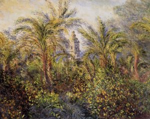 Jardin à Bordighera, effet du matin, Claude Monet, 1884, Musée de l'Ermitage, Sain-Pétersbourg