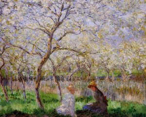 Le Printemps, Claude Monet, 1886, Fitzwilliam Museum, Cambridge, Royaume-Uni