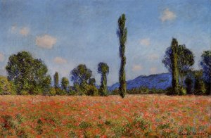 Champ aux coquelicots, Claude Monet, 1890, 61x96.5 cm, Art Institute of Chicago