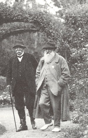 Georges Clemenceau et Claude Monet à Giverny