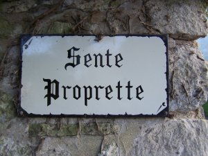Plaque de rue
