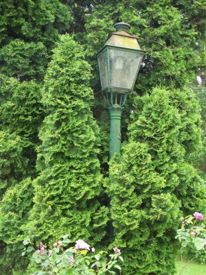 Lampadaire discret