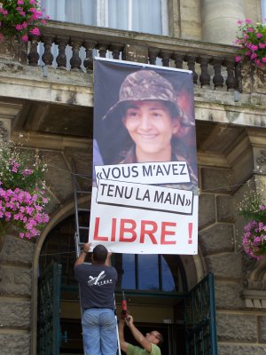 Affiche Ingrid Betancourt à Vernon