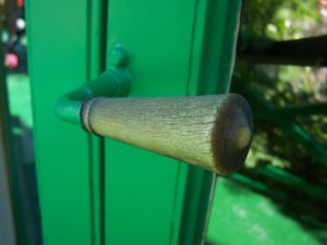 poignée de porte en corne