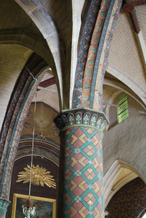 Fresques dans l'église Saint-Samson, la Roche-Guyon