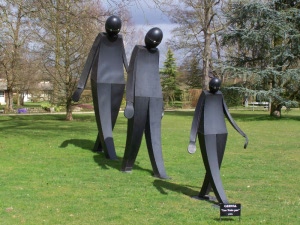 Les trois pas, Olivier Gerval, Château de Vascoeuil