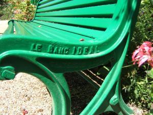Banc dans les jardins de Monet à Giverny